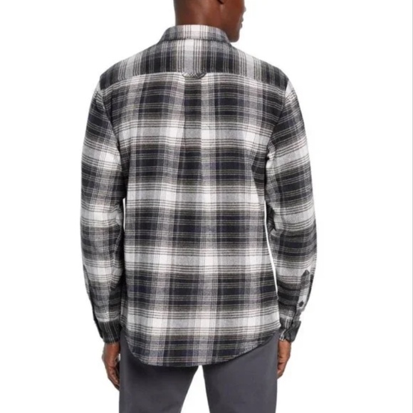 Orvis Men’s Heavyweight Soft 100% Cotton Flannel Shirt Side Pockets NEW - Picture 4 of 5
